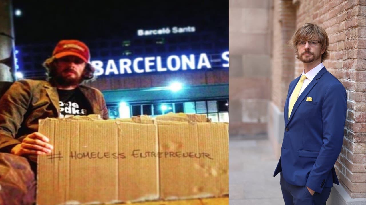 man before and after shots