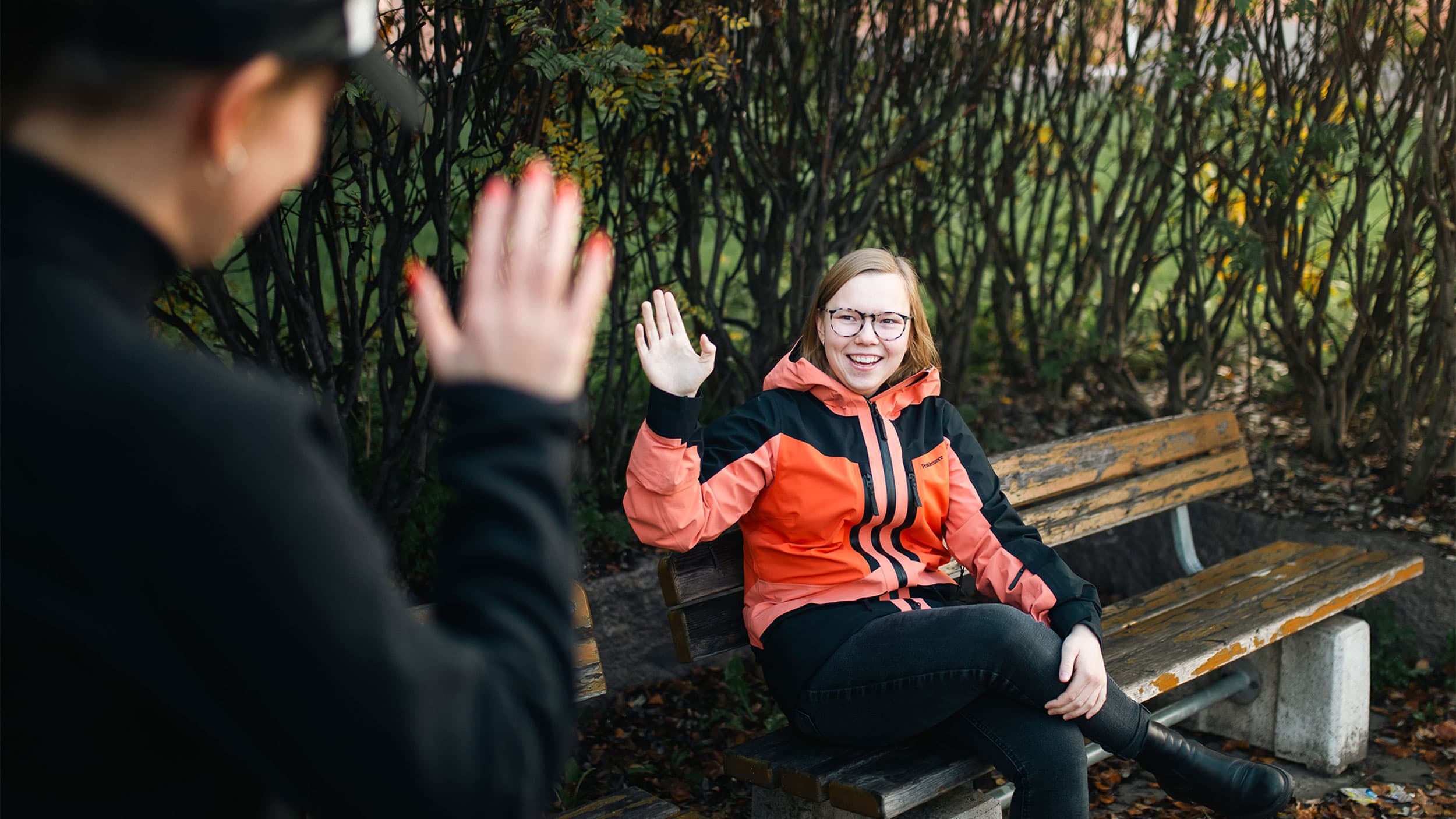 Saying hello to people, including, strangers, can help combat lonliness in society.