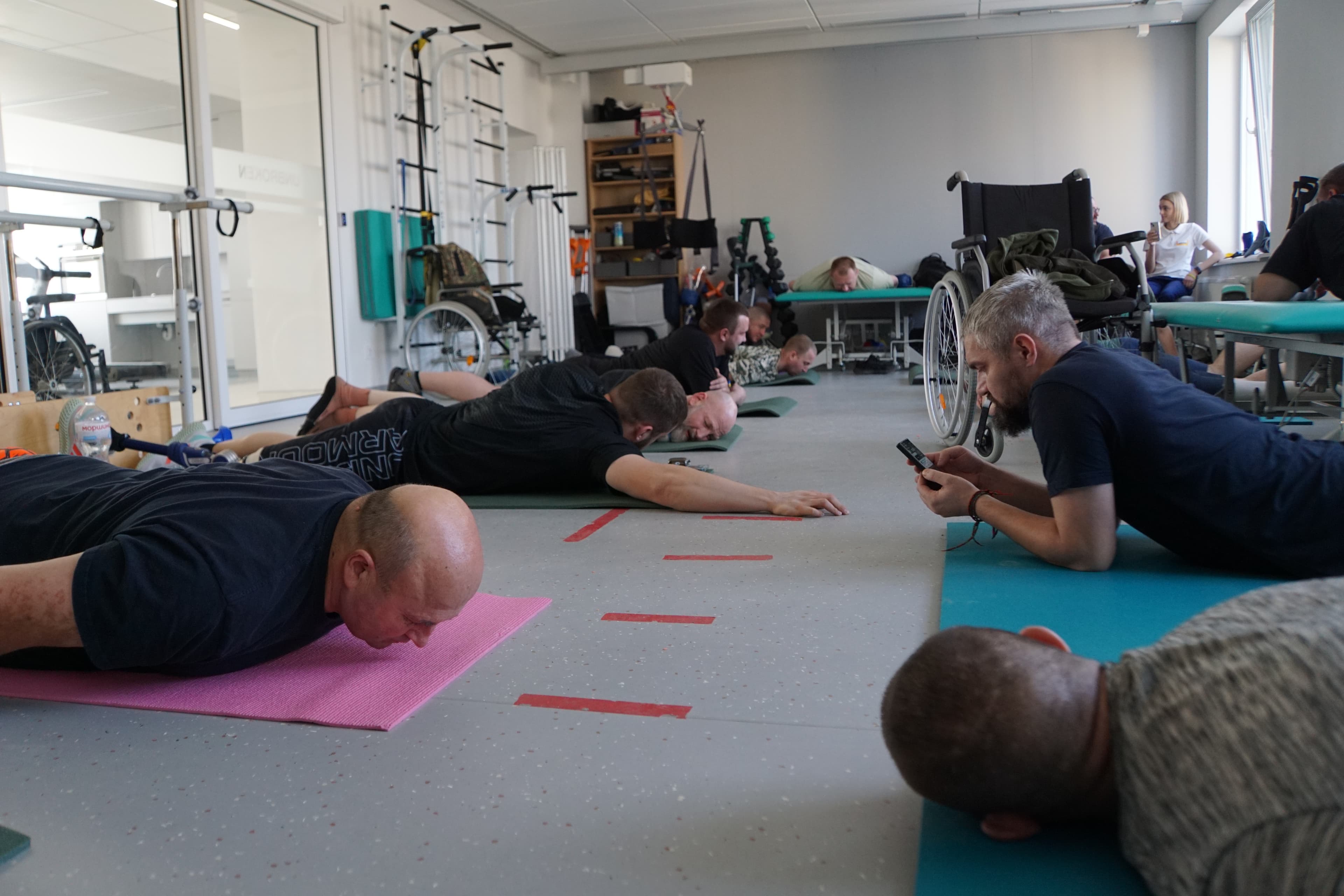 Many soldiers who lost limbs in combat go through rehabilitation at the Unbroken National Rehabilitation Center in Lviv, Ukraine.