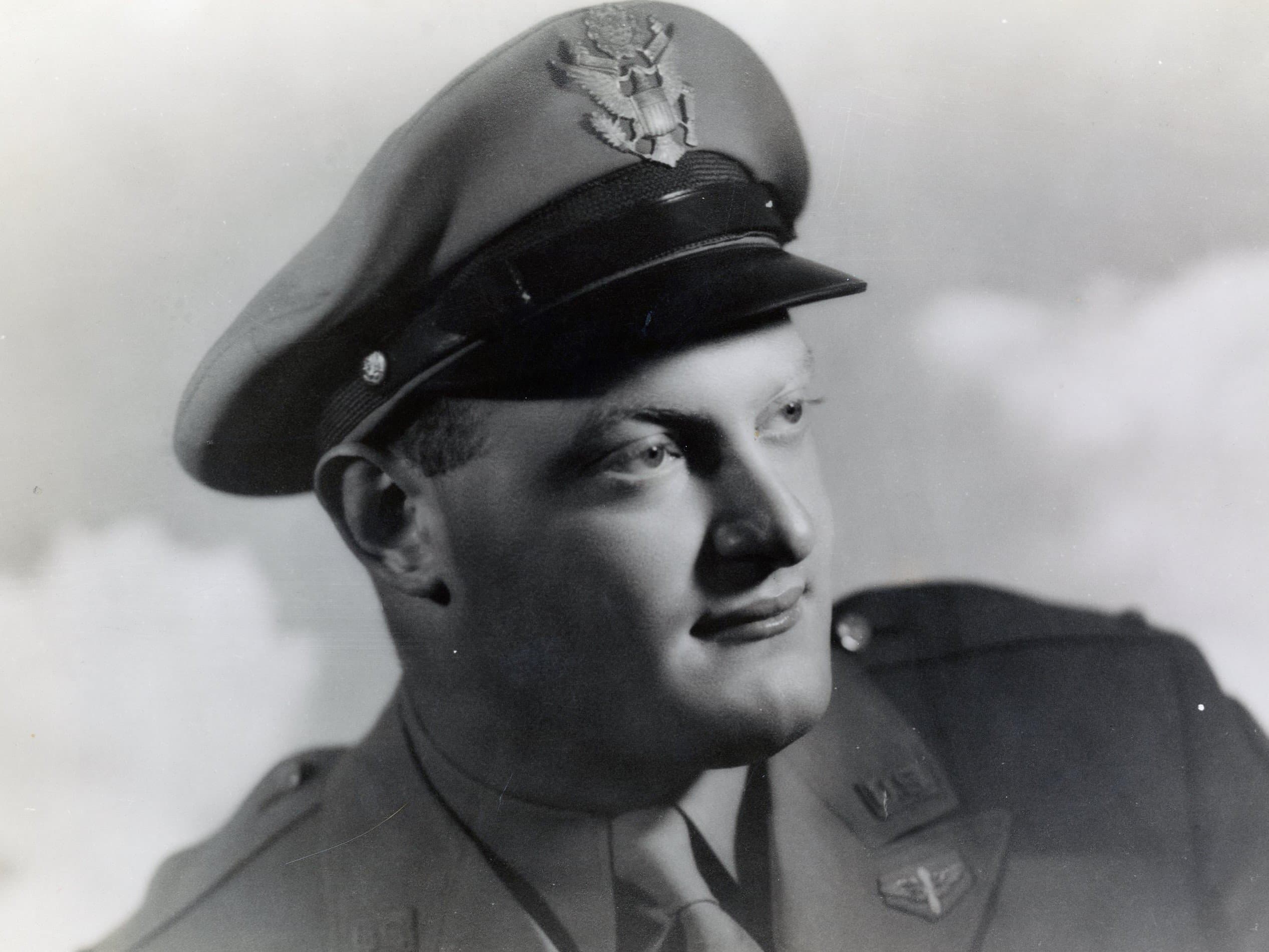 Herbert Sussan as a young Air Force officer.