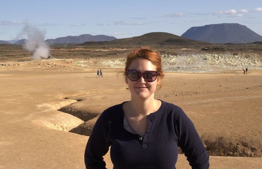 American Larissa Kyzer lives in Iceland and studies Icelandic.