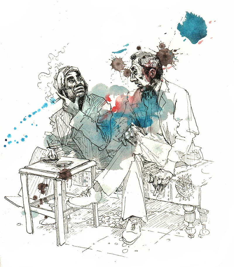 Illustration of Mosul, Iraq