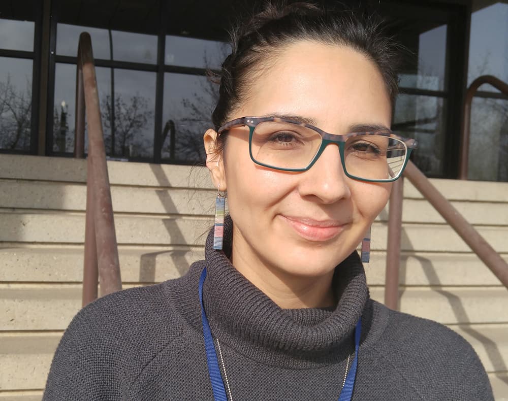 Athabasca Chipewyan First Nations activist Eriel Deranger is a founder of the group Indigenous Climate Action.