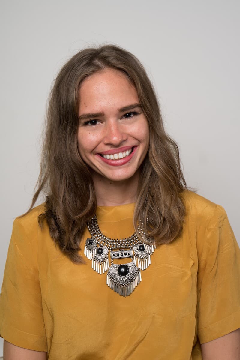 Woman portrait, smiling at camera