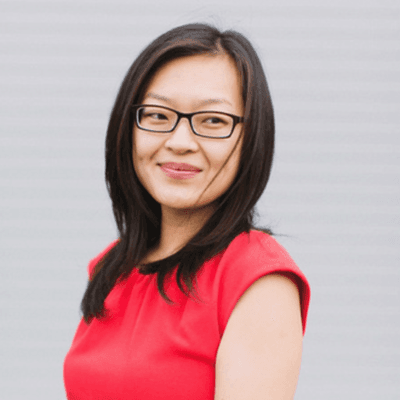 Woman looking at camera