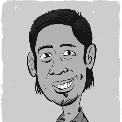 drawing of Dan Carino