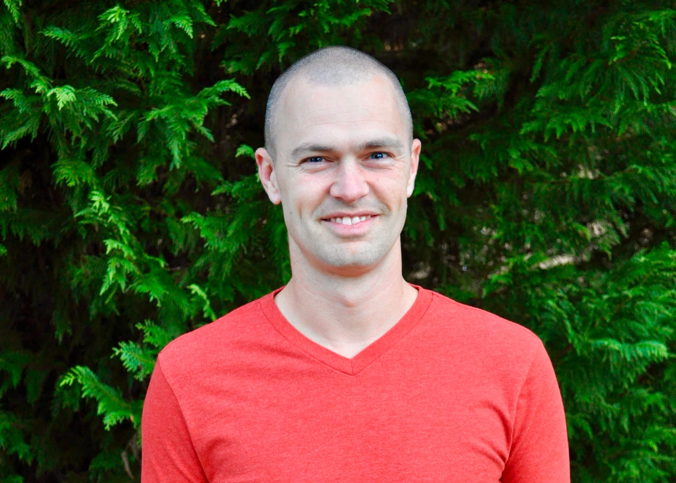 Portrait of man outdoors