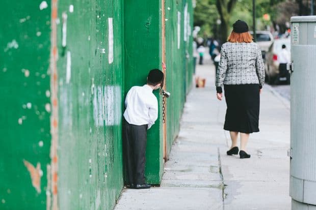 A street scene from New York City