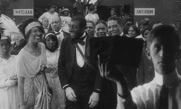 An image from footage of a long-lost film