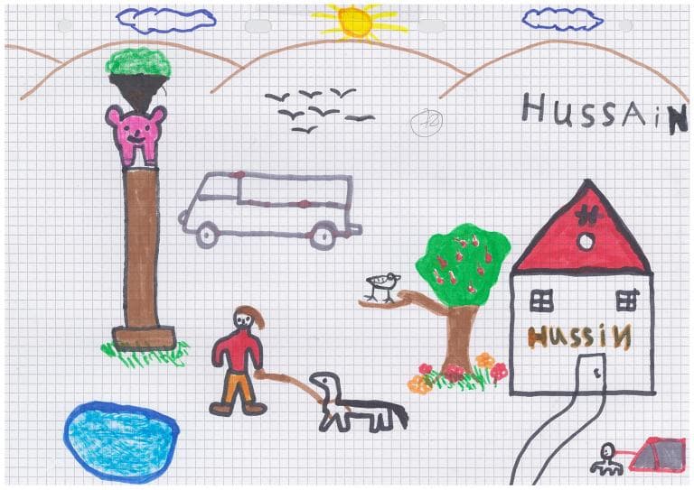 Syrian child's drawing