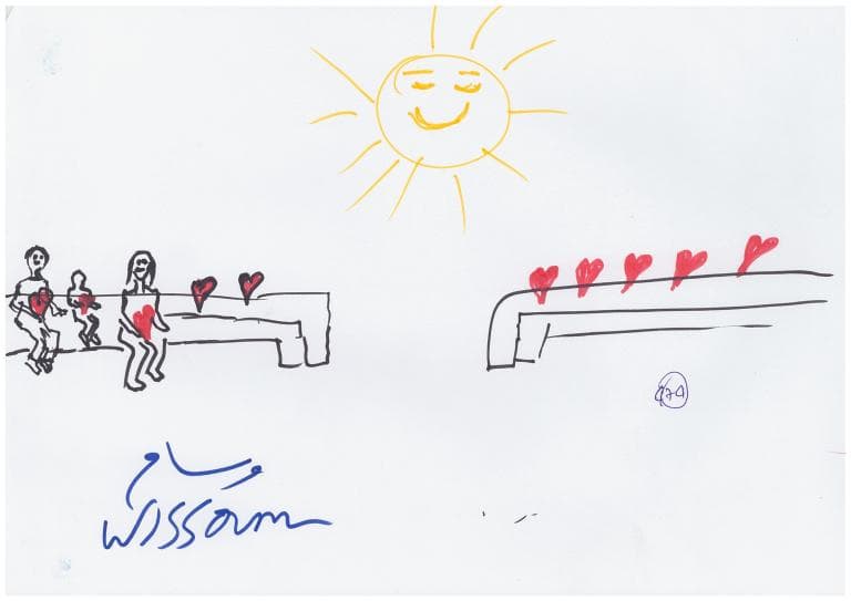 Syrian child's drawing
