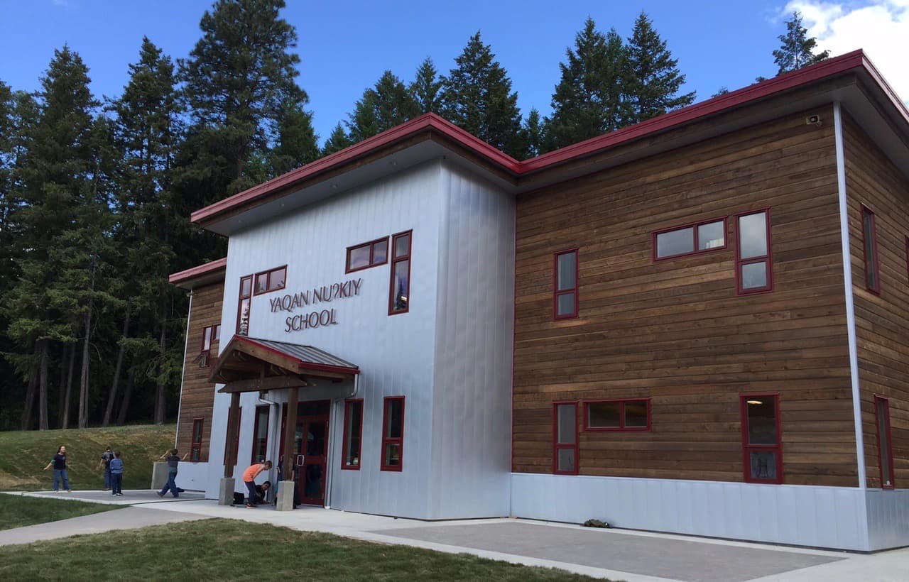 Yaqan Nu?kiy , the Ktunaxa reservation school in Creston, British Columbia