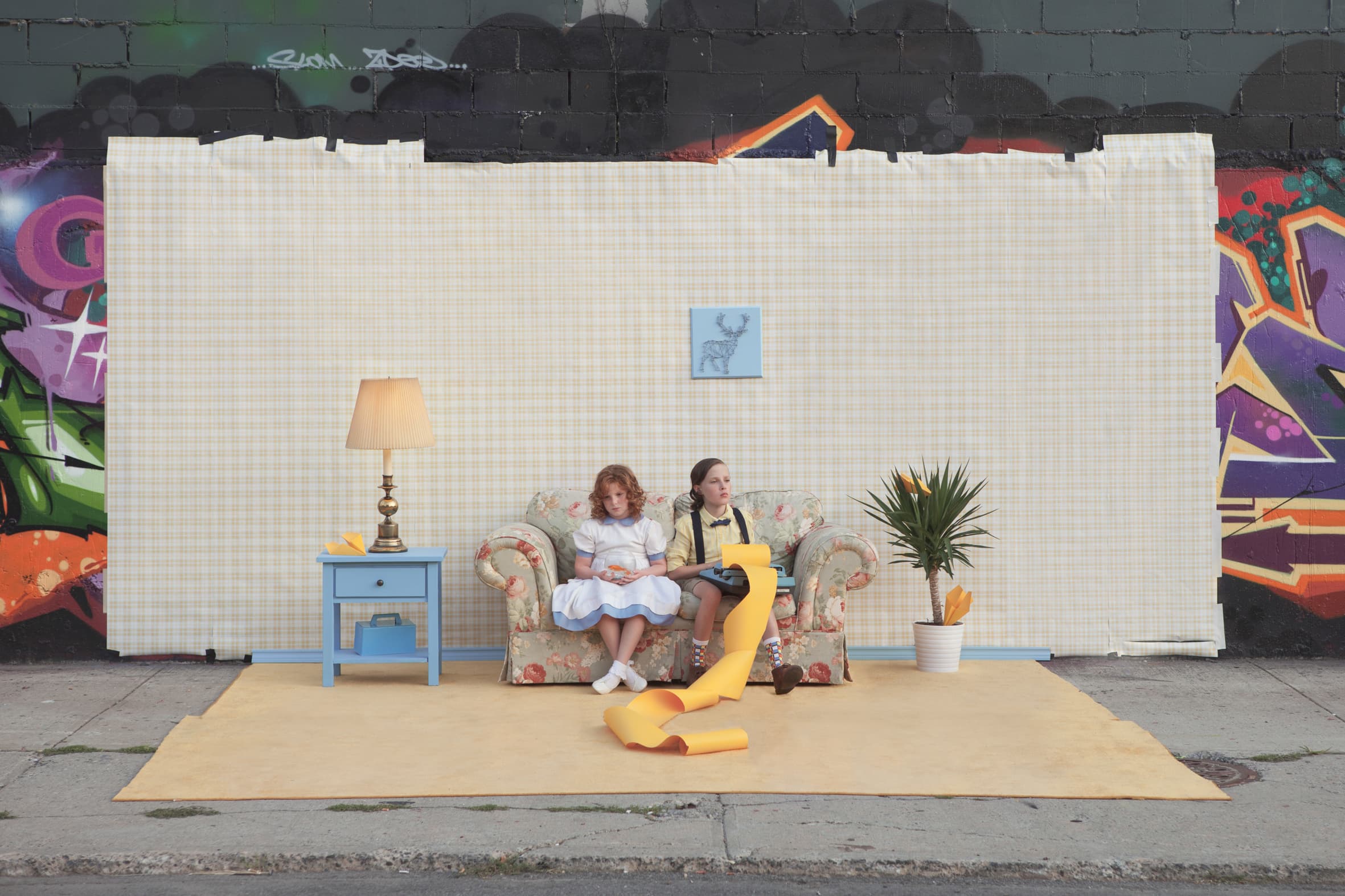 Here's the scene on White Street near Siegal Street in the Bushwick neighborhood of Brooklyn.