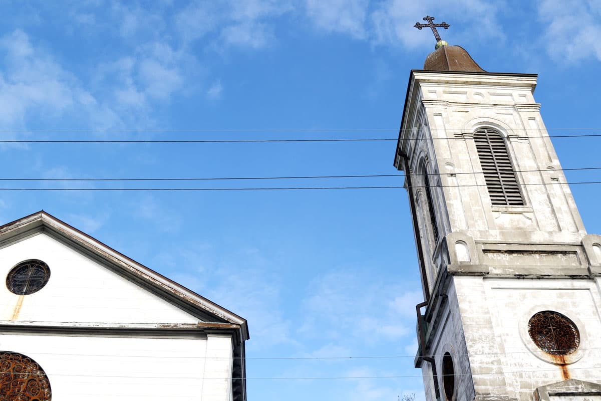 St. Augustine Church in the Treme is the oldest black Catholic Parish in the country. They have a large team assemble their altar every year, and serve a traditional Italian feast alongside it.