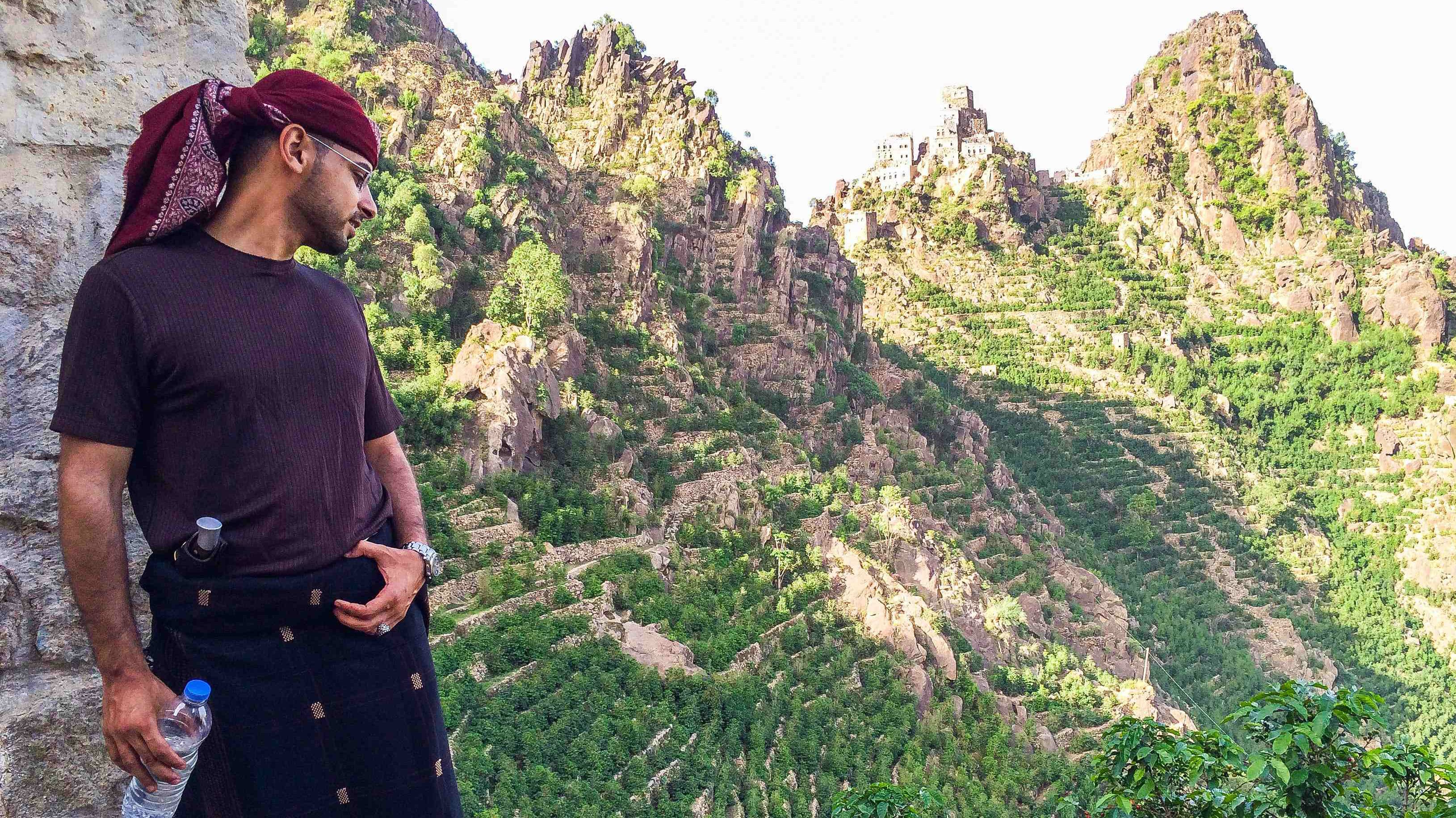 Mokhtar Alkhanshali, who exports beans from Yemen, his parents' home country.