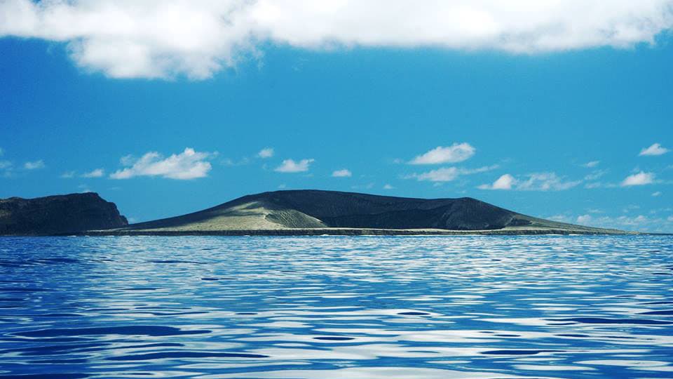 The island formed after an eruption at the Hunga Tonga-Hunga Ha'apai volcano, a two hour boat ride from the island of Tonga.