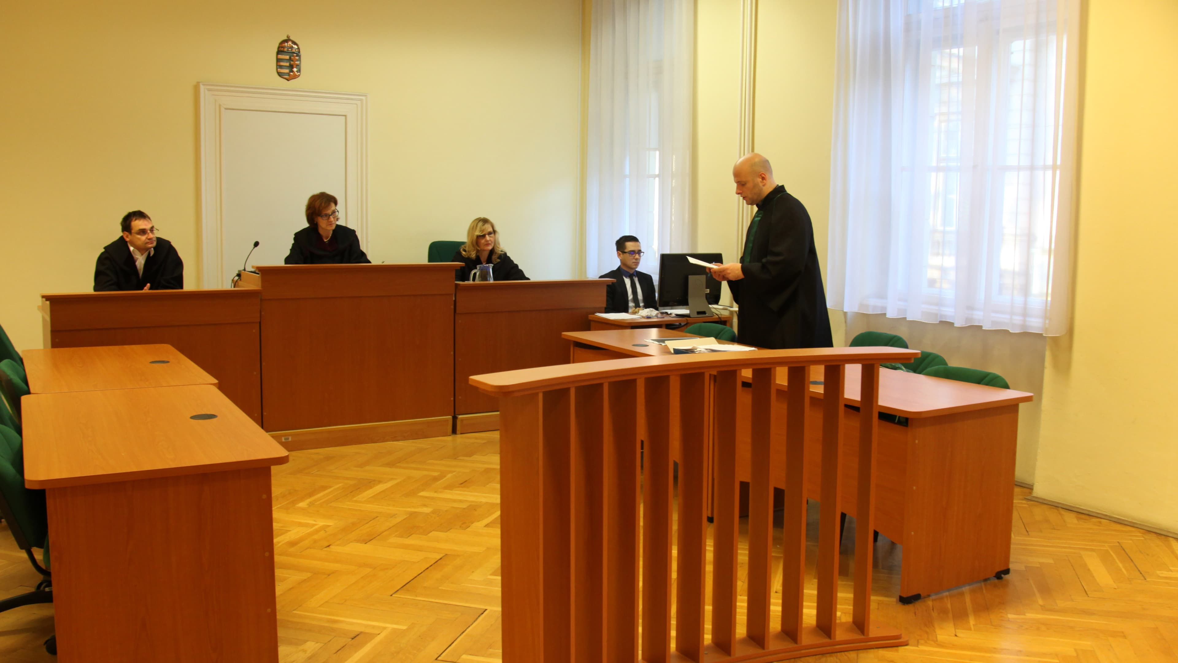 At a court in Szeged, Hungary, judges have convicted 688 migrants of crossing the border with Serbia illegally.