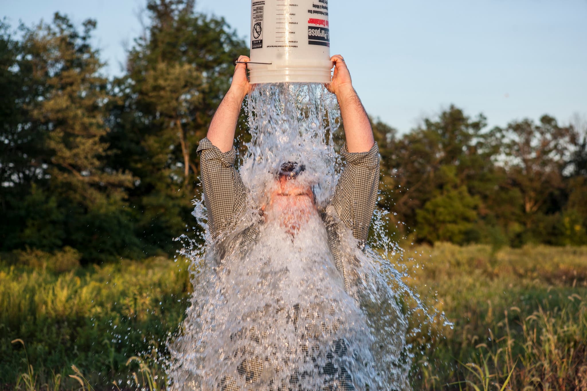 Anthony Quintano complete the ALS Ice Bucket Challenge, a fundraising campaign that's gone viral around the world and prompted supporters of other causes to create their own versions of the challenge.
