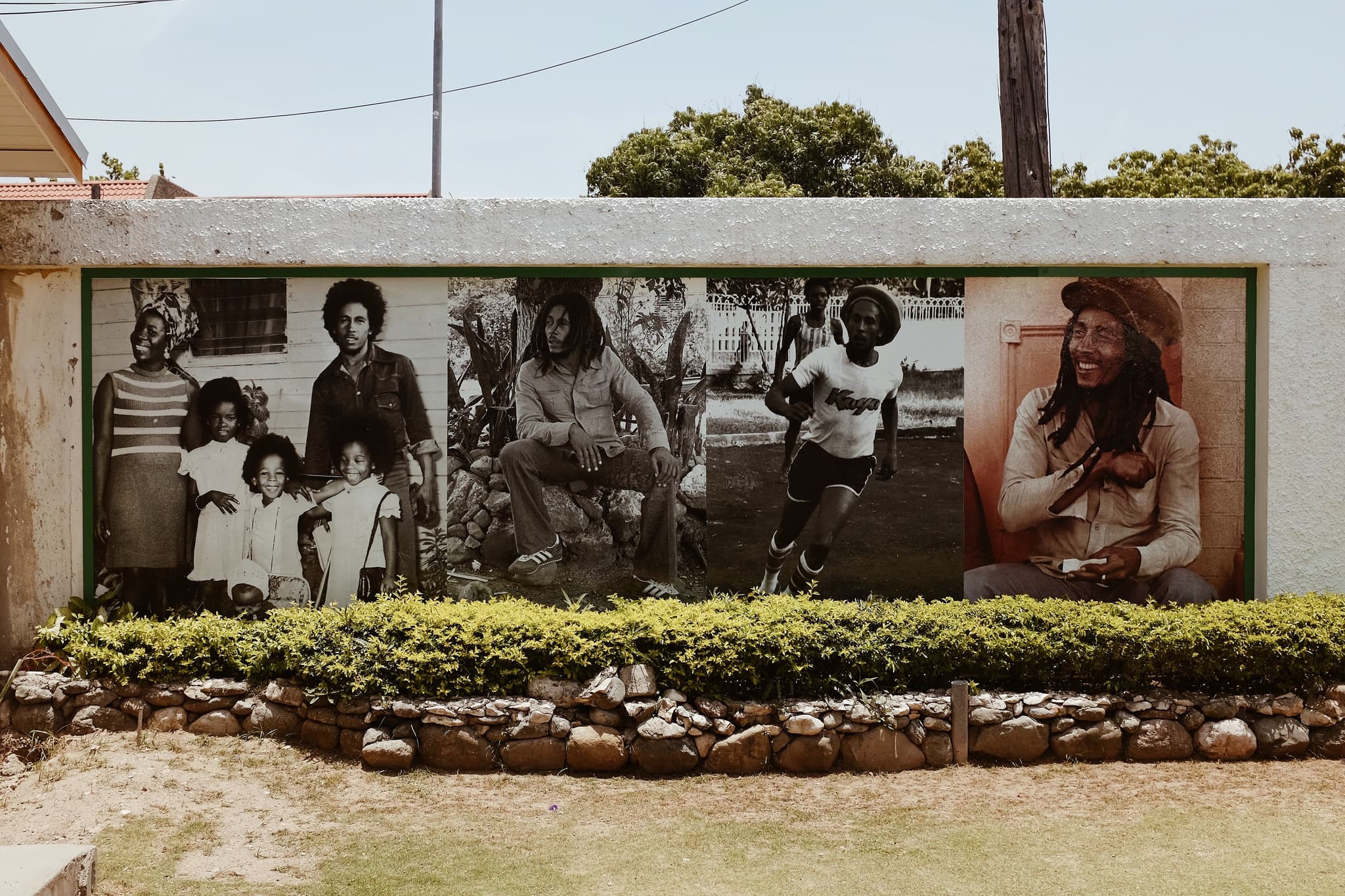 A street mural in Kingston, Jamaica.