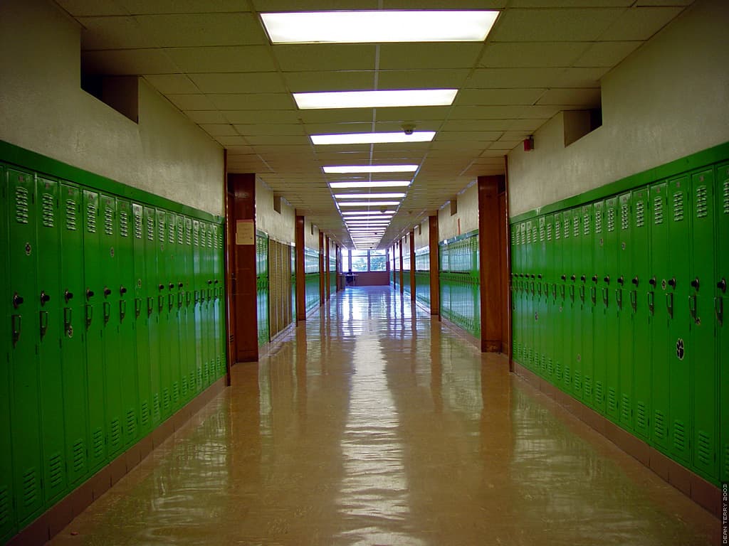 school hallway