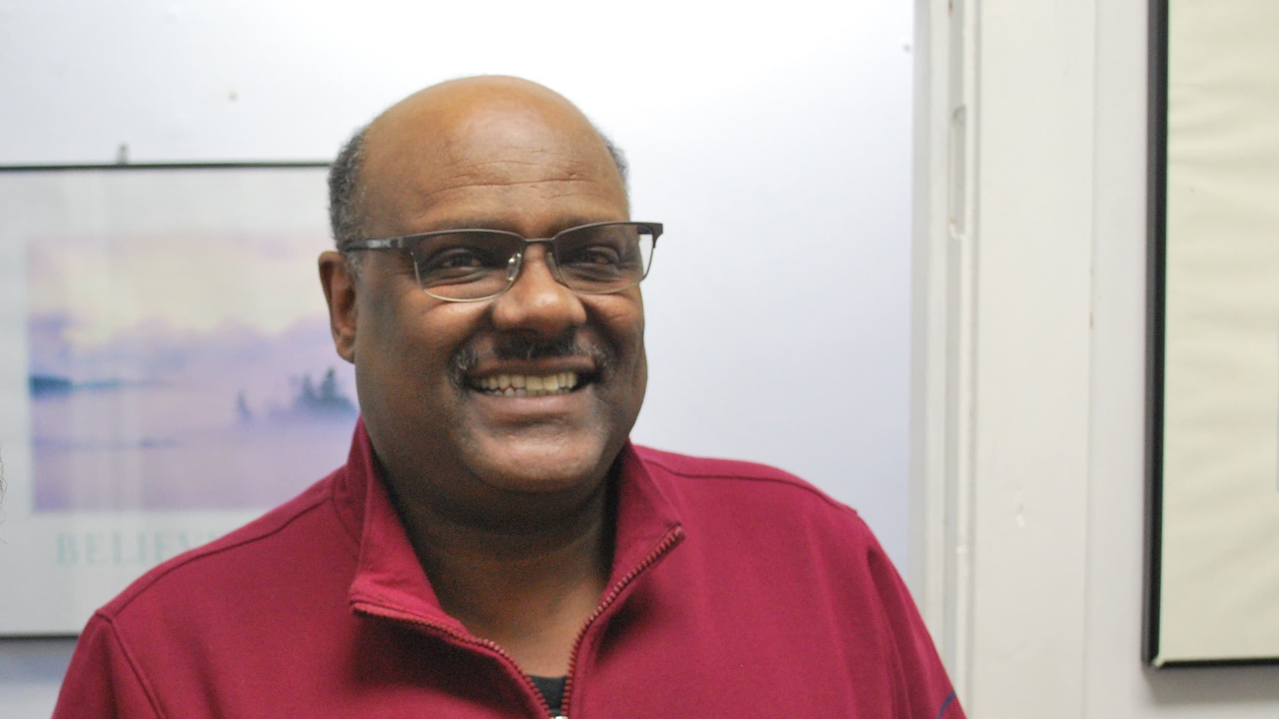 Abdirahman Yusuf works with the Somali Development Center in Boston, which helps resettle Somali refugees.