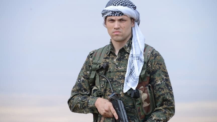 One of the first US volunteers with the YPG was Jordan Matson, from Racine, Wisc.