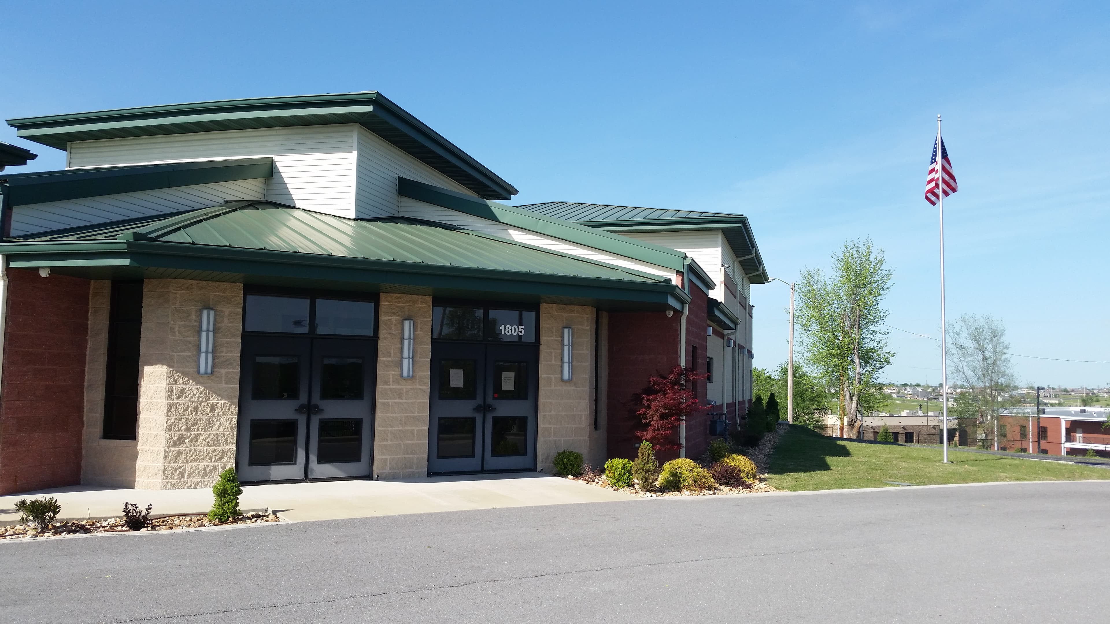 The rebuilt mosque in Joplin, Missouri