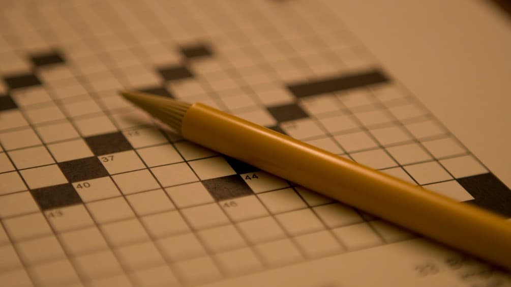 a crossword puzzle