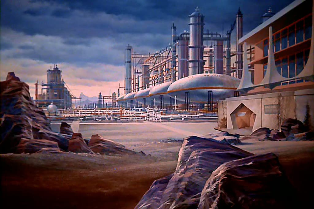 Science fiction Star Trek paintings.