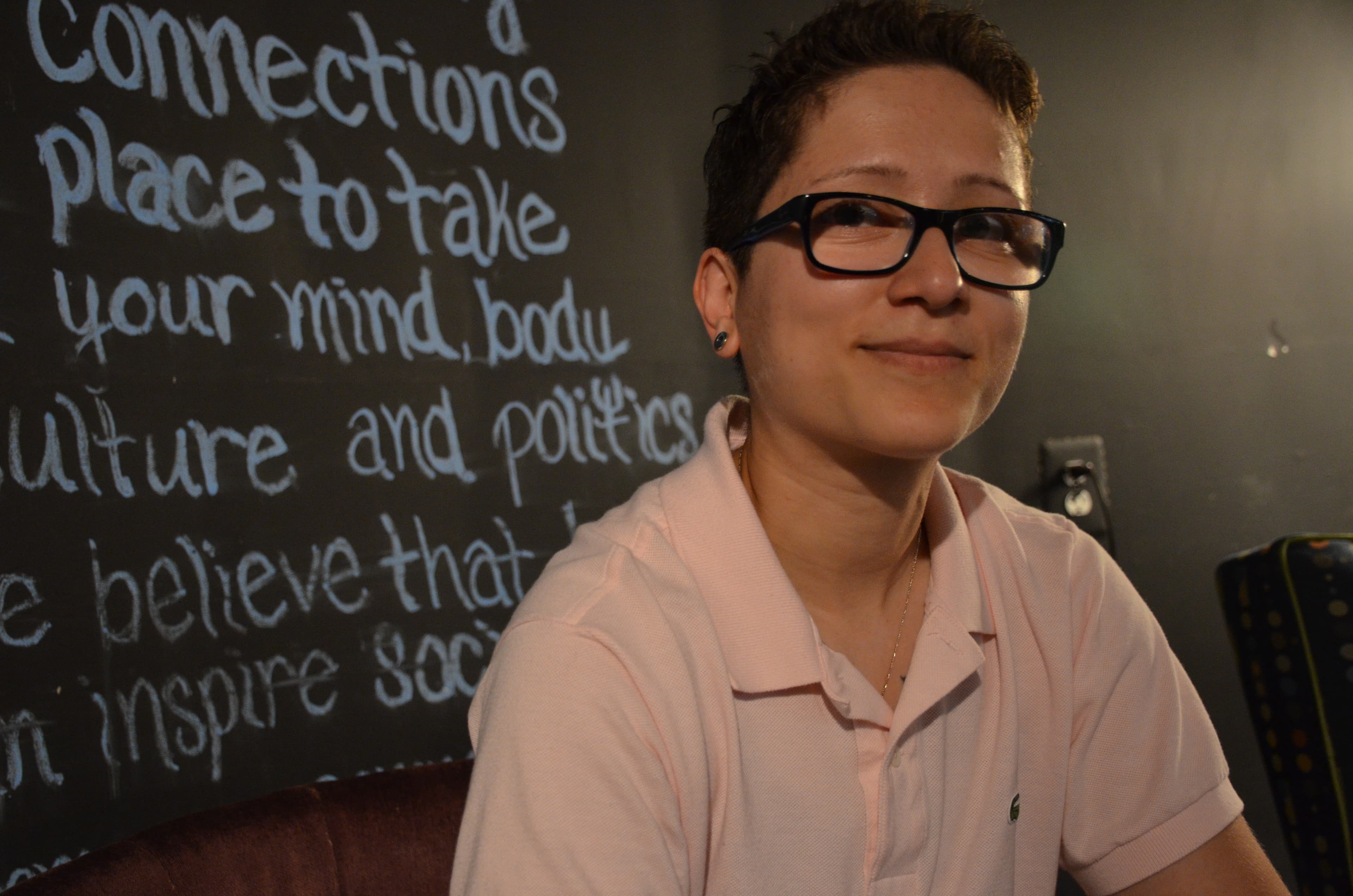 "AJ" is a Saudi lesbian living in the US. She says there is no openly gay life in Saudi Arabia. "No one publicly identifies as gay."