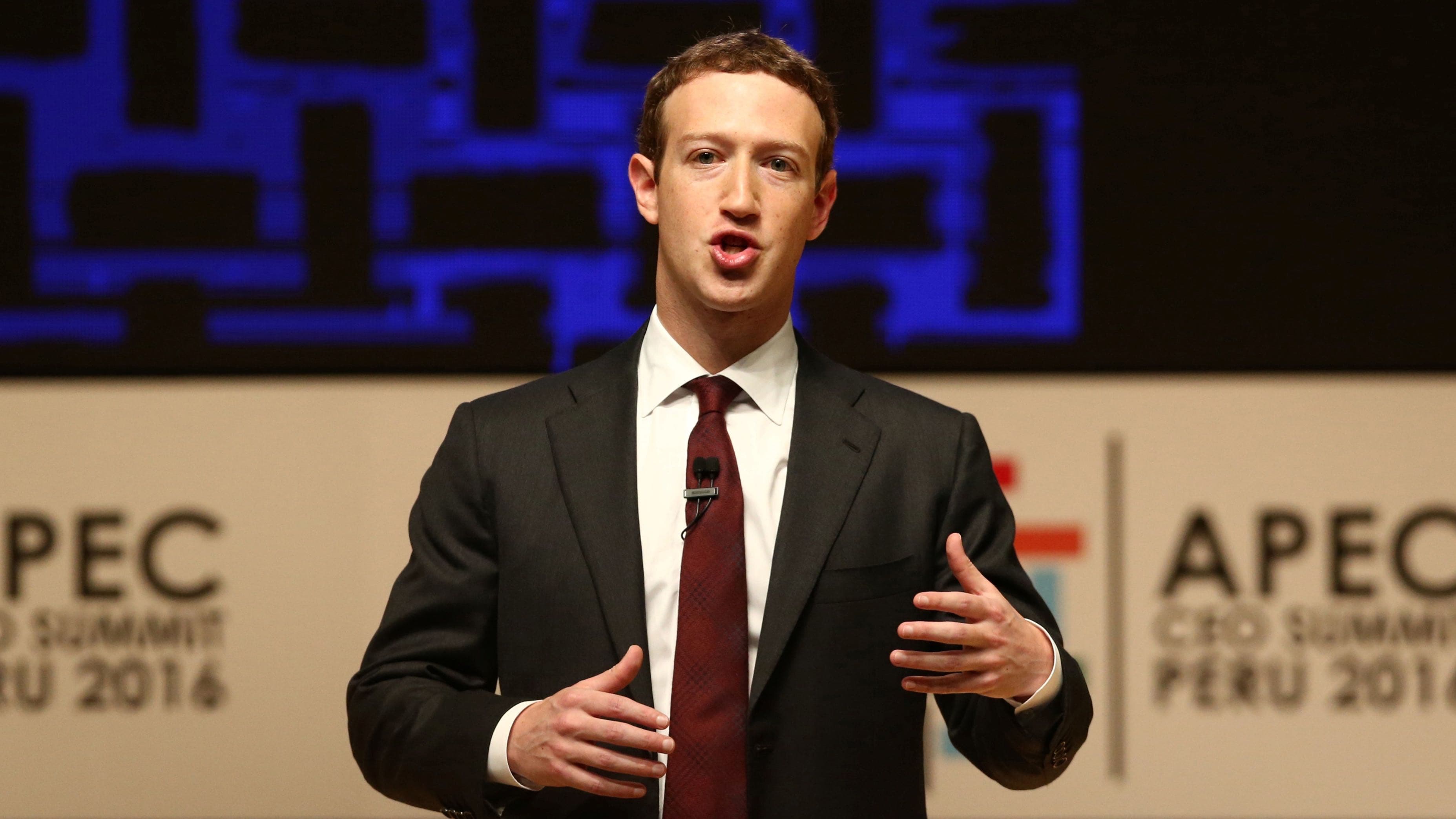 Facebook founder Mark Zuckerberg