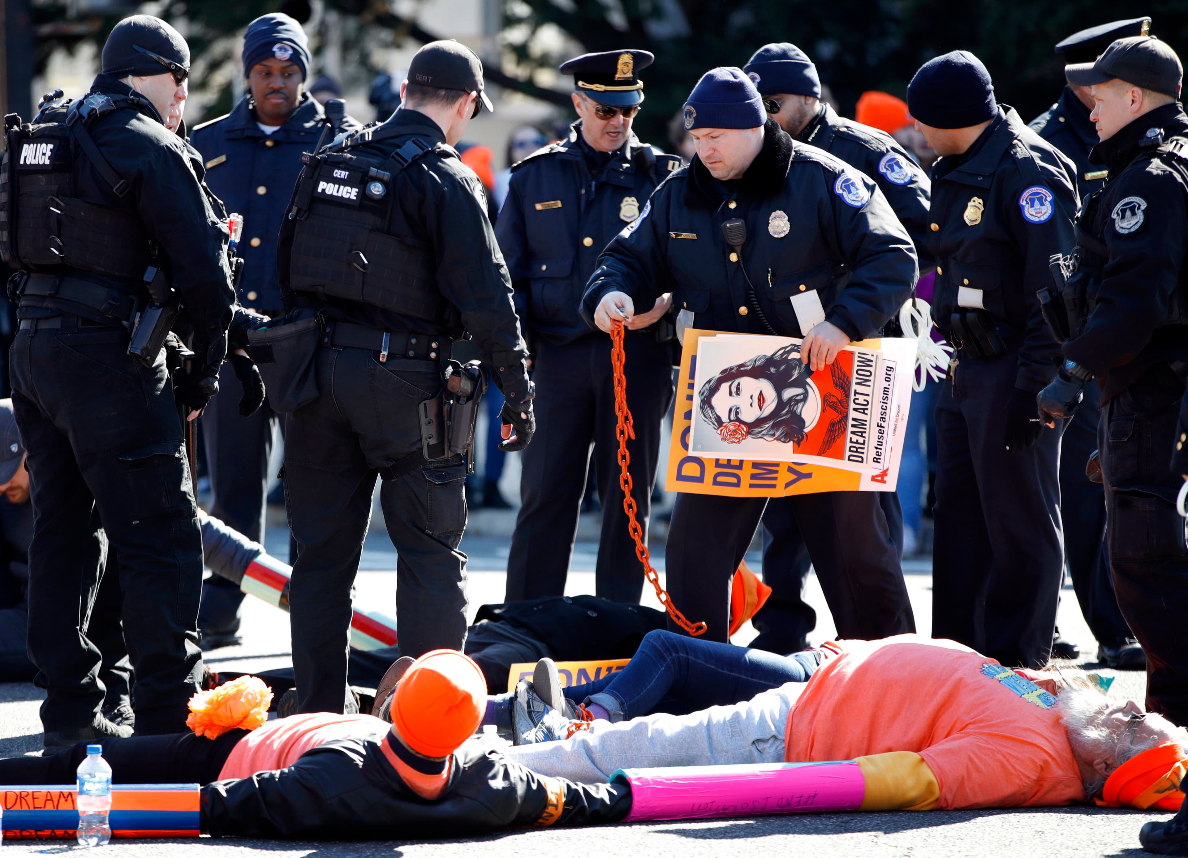 Protests led by DACA recipients