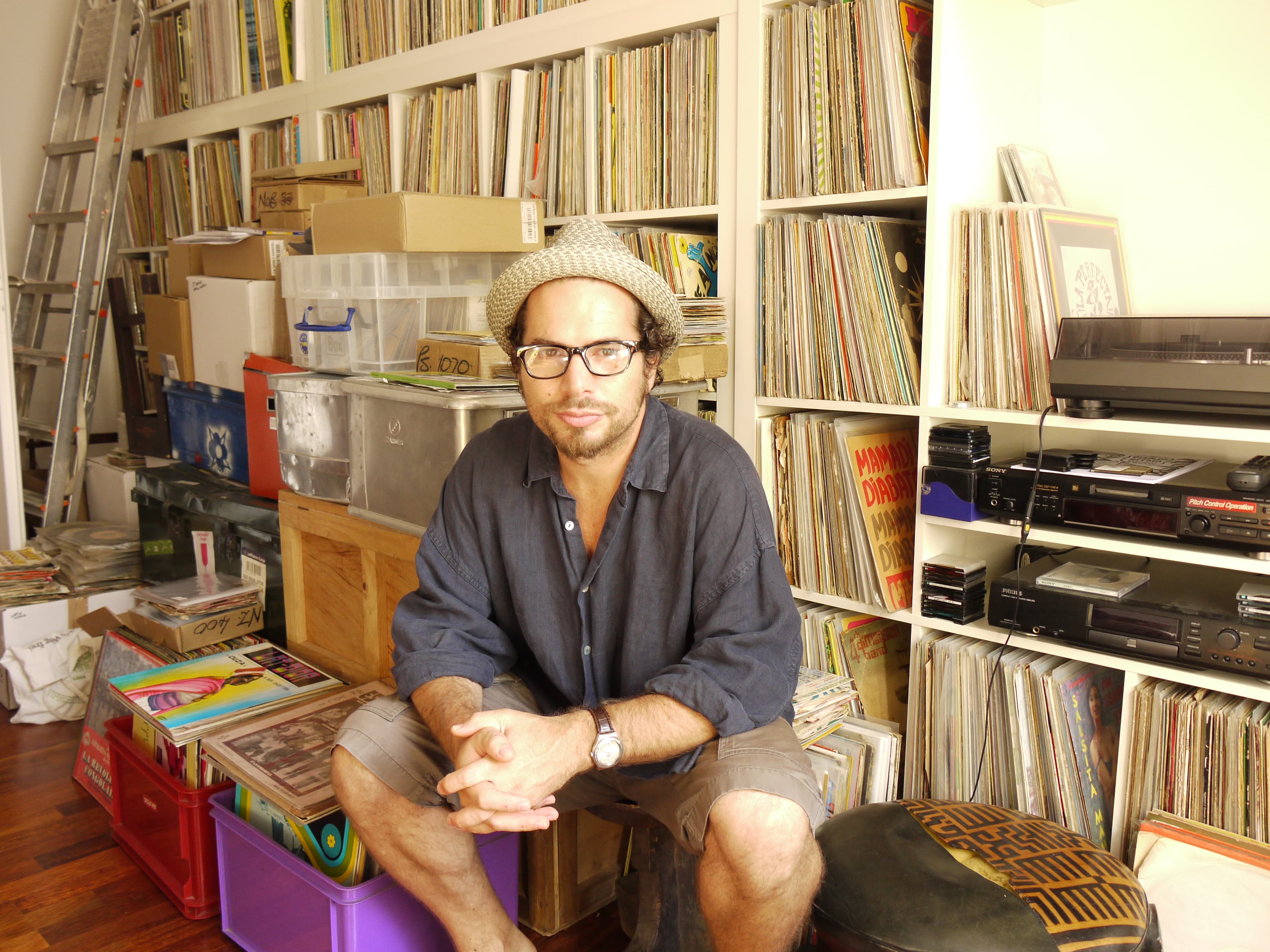 Analog Africa owner Samy Ben Redjeb (Photo: Caitlan Carroll)