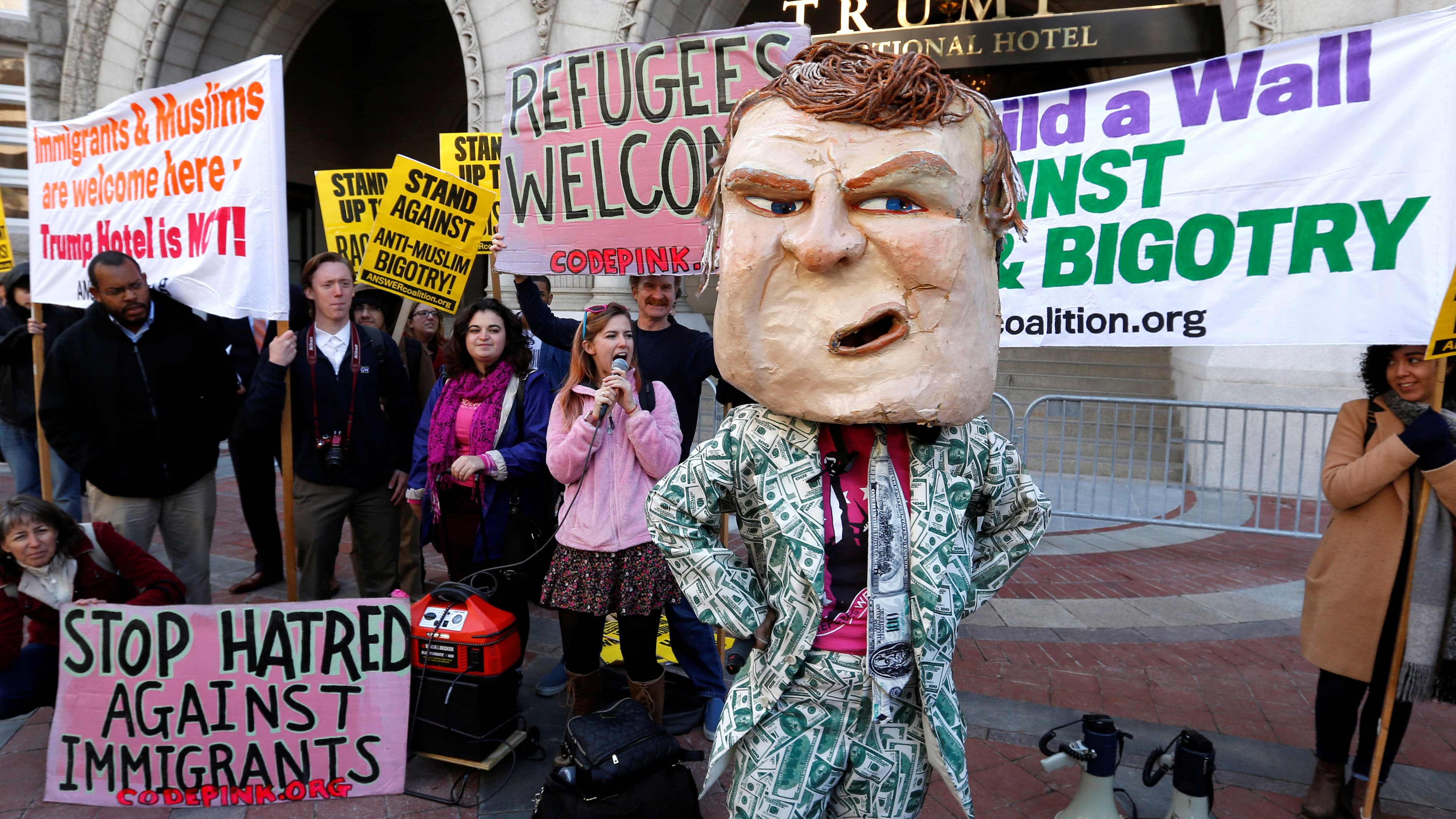 International concerns about Trump