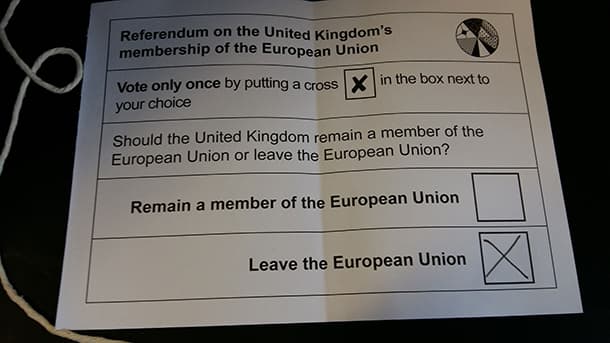 Brexit ballot