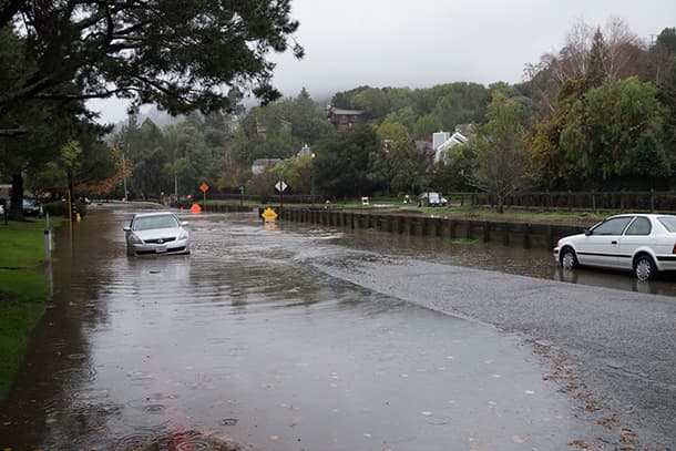 Flooding in Marin County