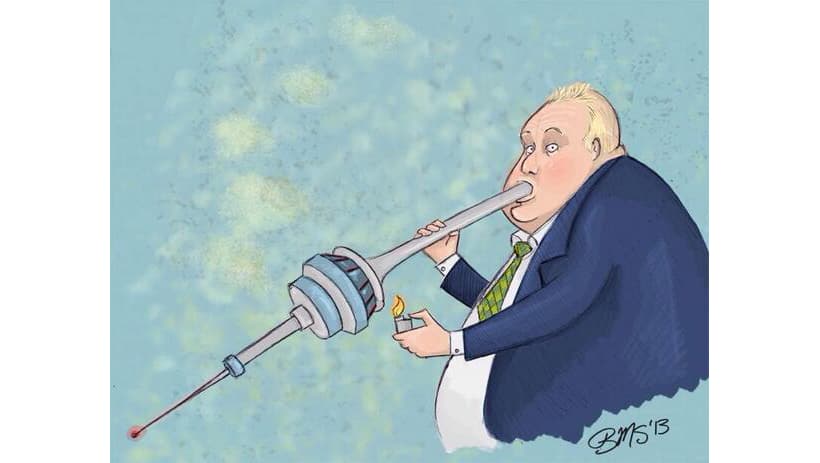 Toronto mayor smoking crack