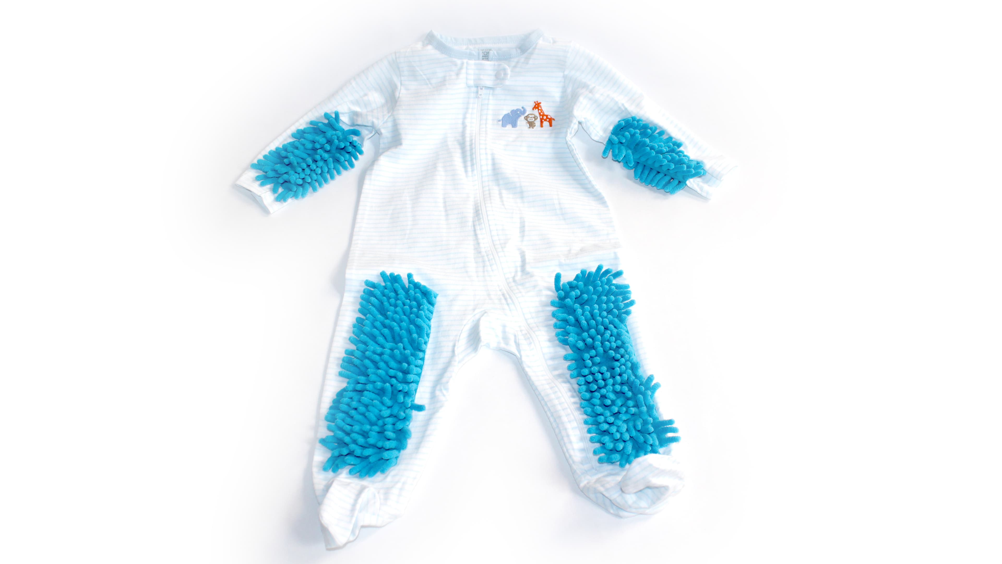 The “baby mop” is part of the Mmuseumm’s collection of unique inventions that have US patent-pending status.