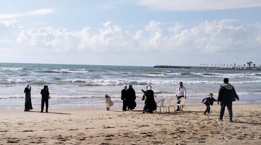 Ramlet al-Baida is the only public beach in Lebanon's seaside capital Beirut, in a city with a serious public space shortage.