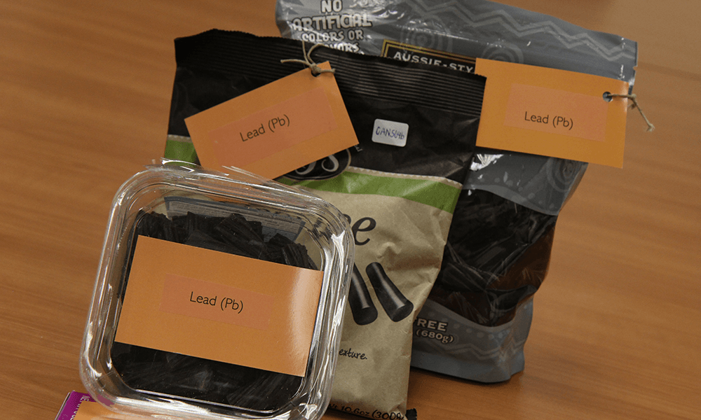 Lead in candy bags