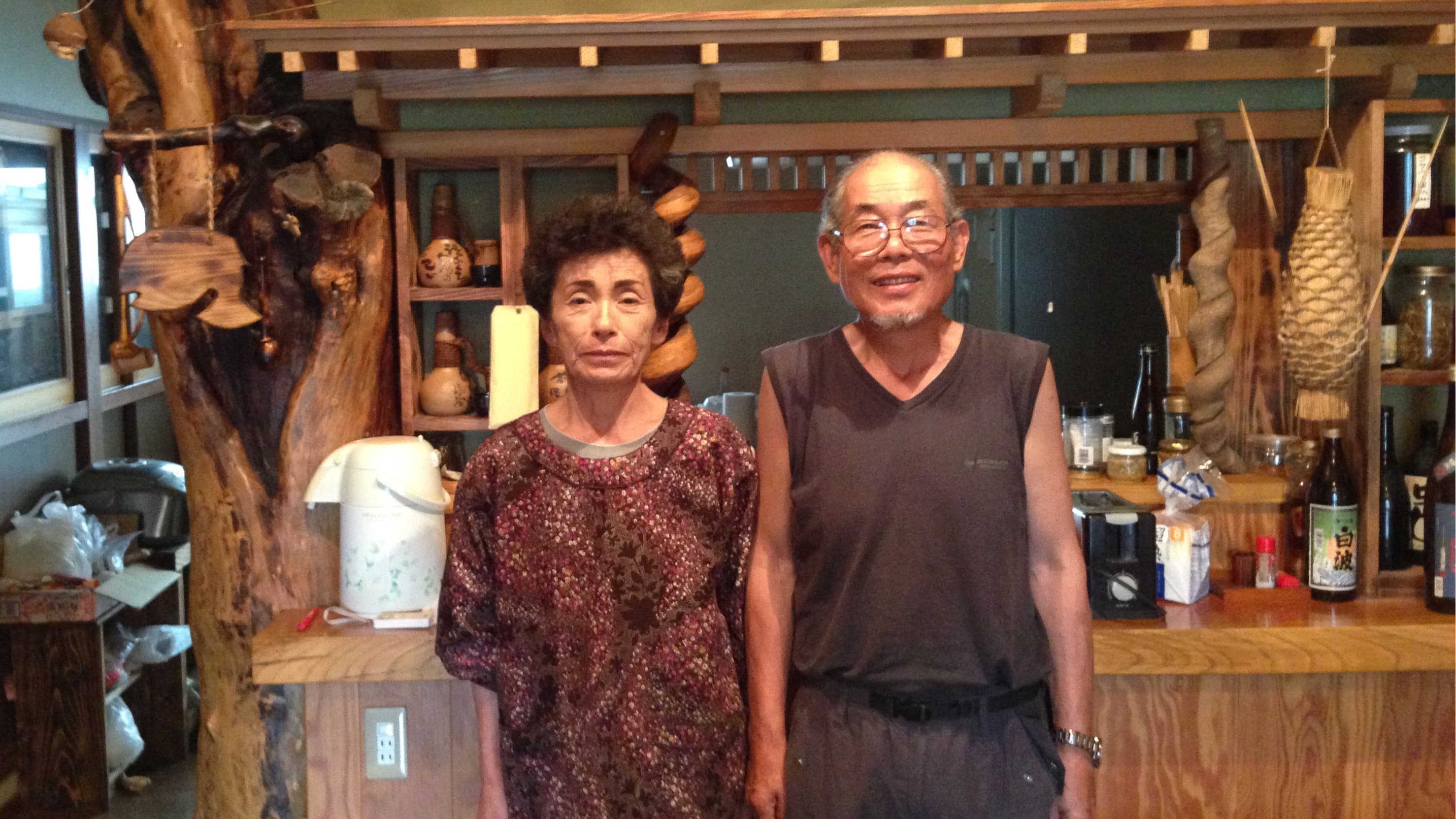 Kiyoko and her husband Yoshishiro Baba ran a fish restaurant in their home in Kawauchi until the Fukushima meltdown.