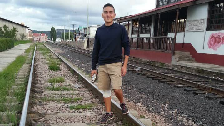 Omar Solis, who grew up in Denver, studies international relations at the Technological Institute of Monterrey. He's also openly gay.