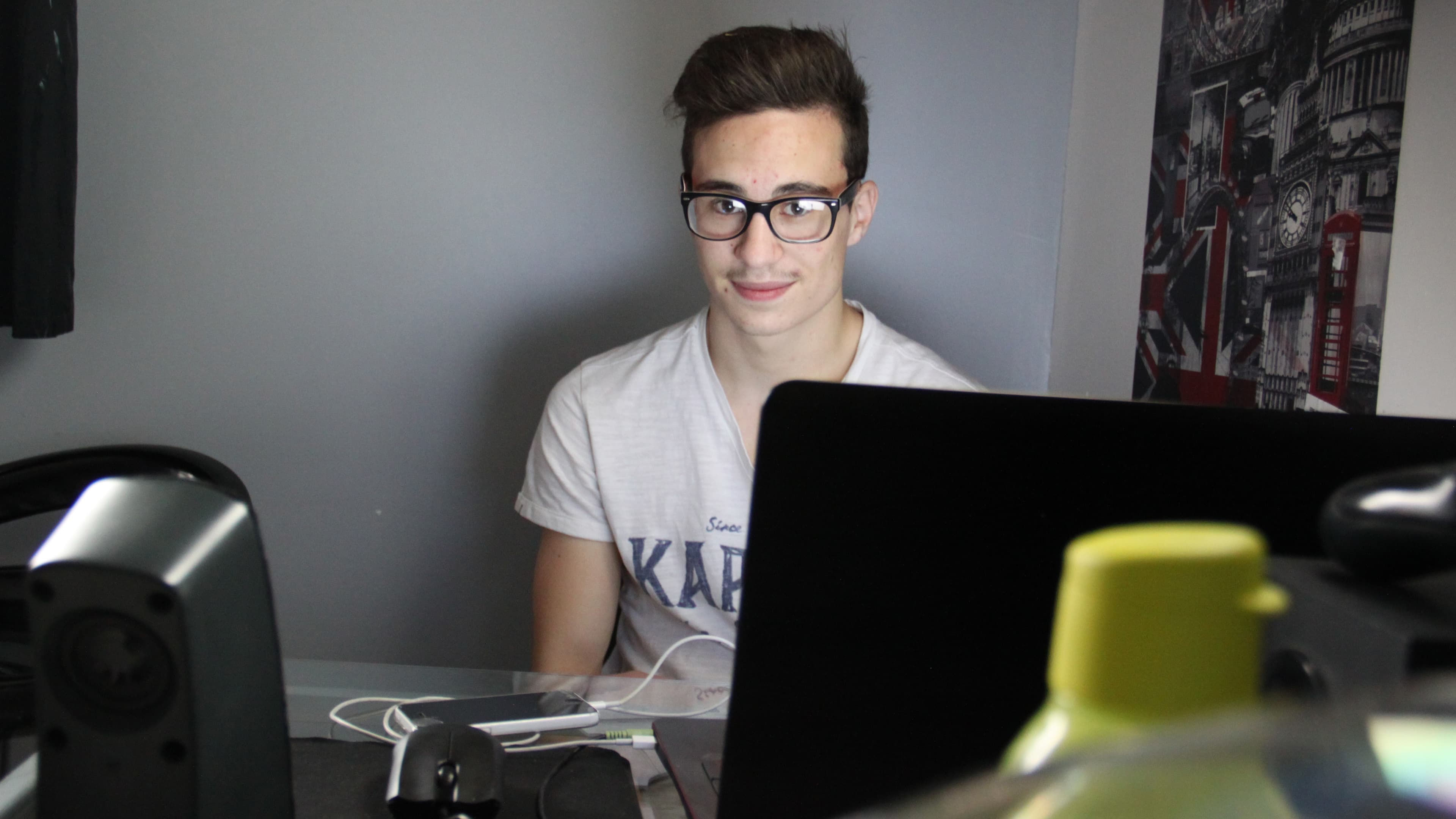 Steve Puget, 18, started a Facebook page to help people in Paris find missing friends and relatives after the attacks. In some cases, he had to break the news that a loved one had been killed.