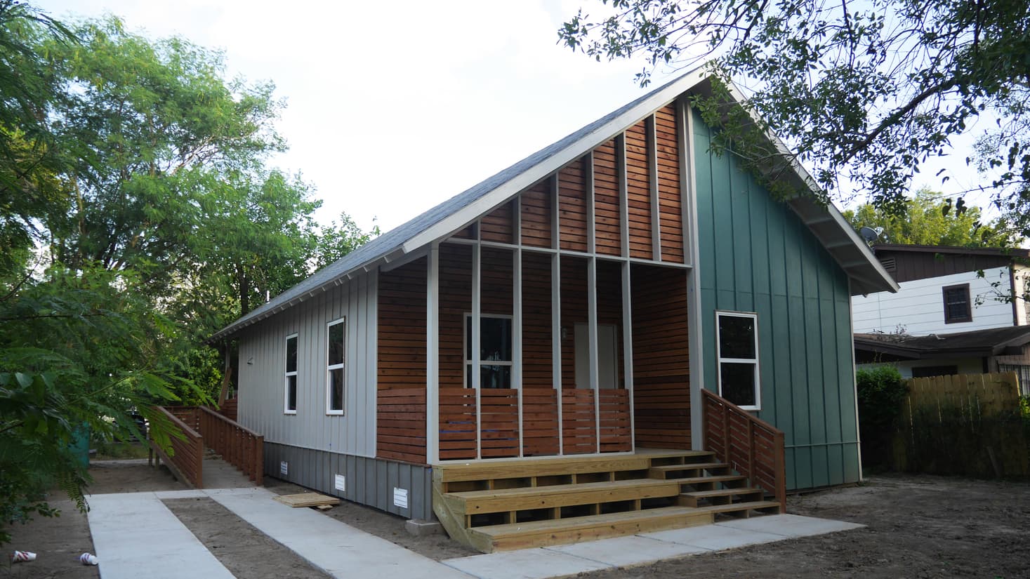 This is the first RAPIDO house, located in Brownsville, Texas.