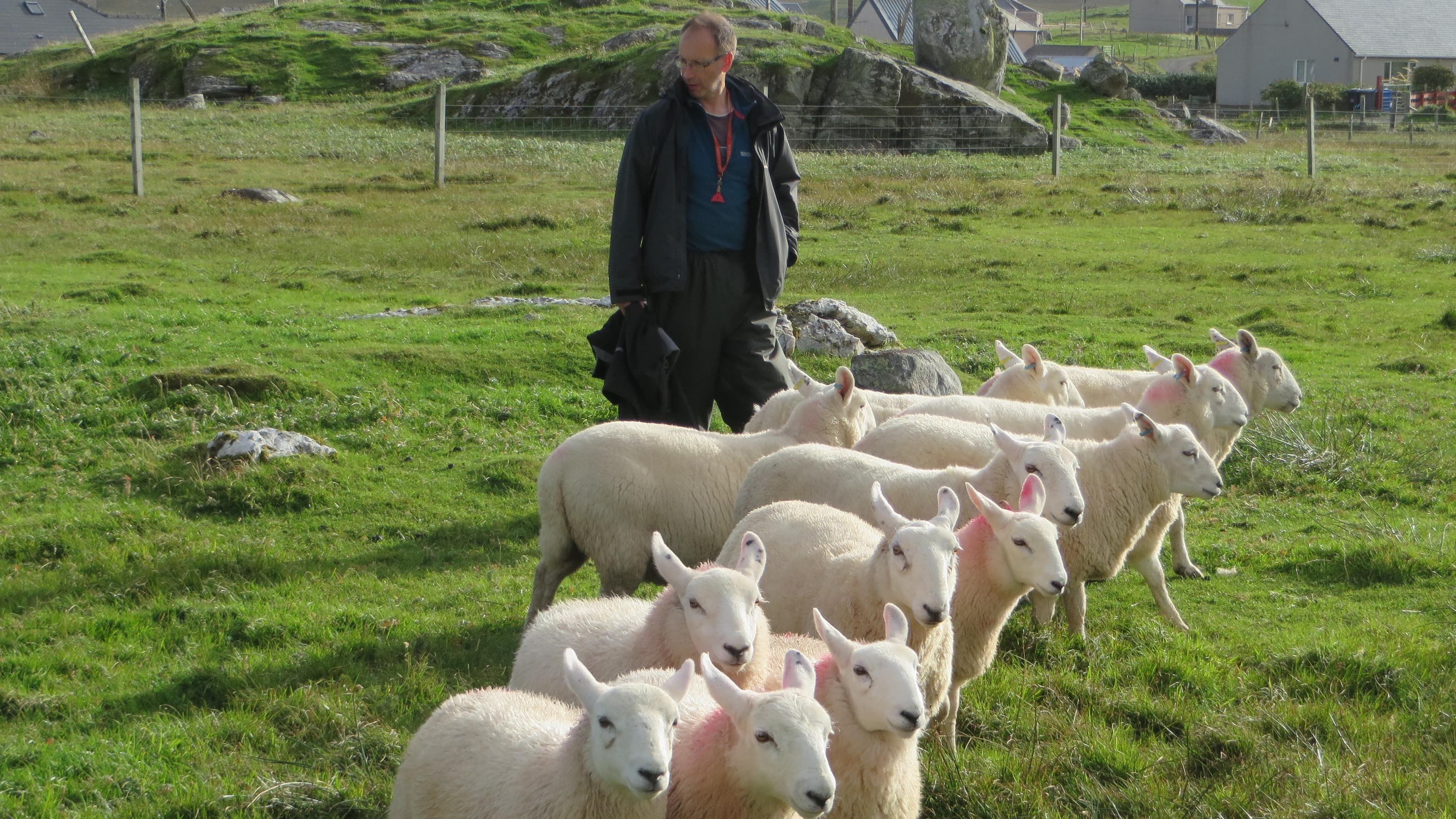 Leslie Guy is a postman on the Scottish Isle of Lewis, where Donald Trump's mother was born and raised.
