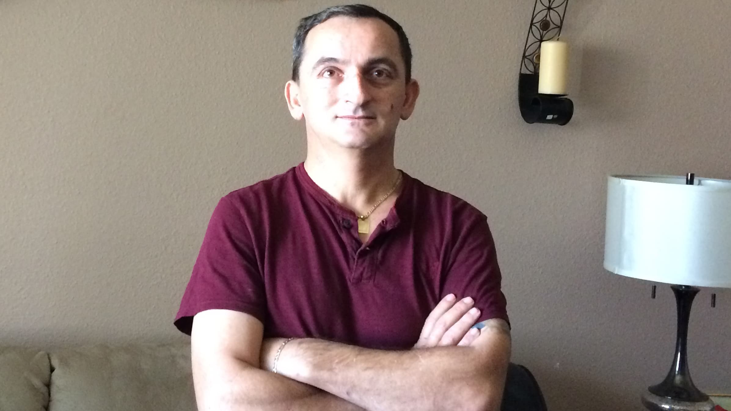 Vitomir Spiric in his home in Phoenix.