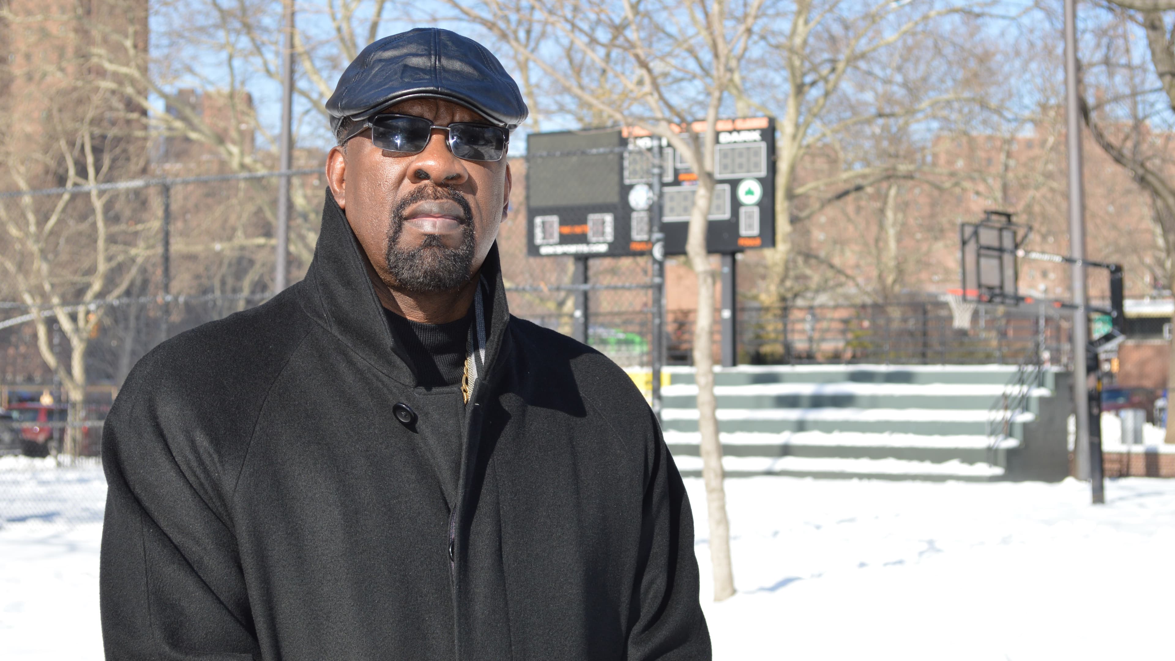Jim Bostic at Harlem's legendary Rucker Park.