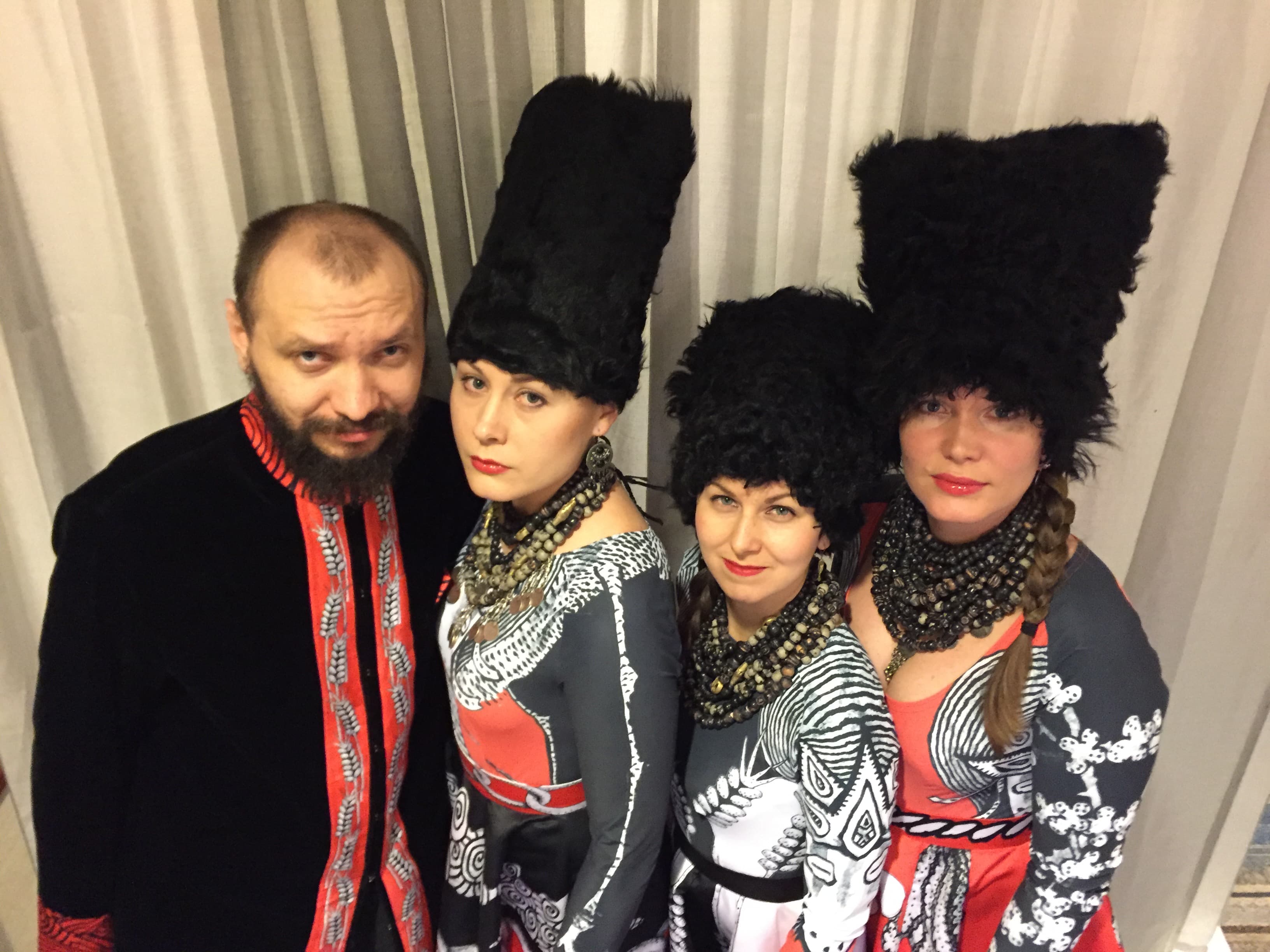 Members of the Ukrainian band DakhaBrakha