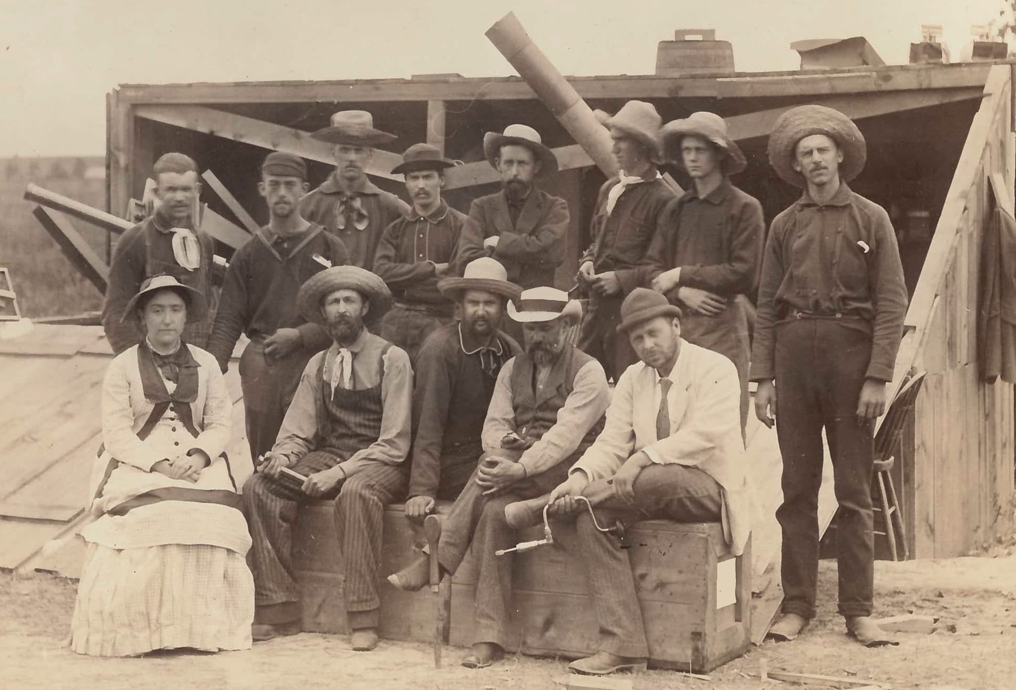 The Princeton College Eclipse Party, 1878