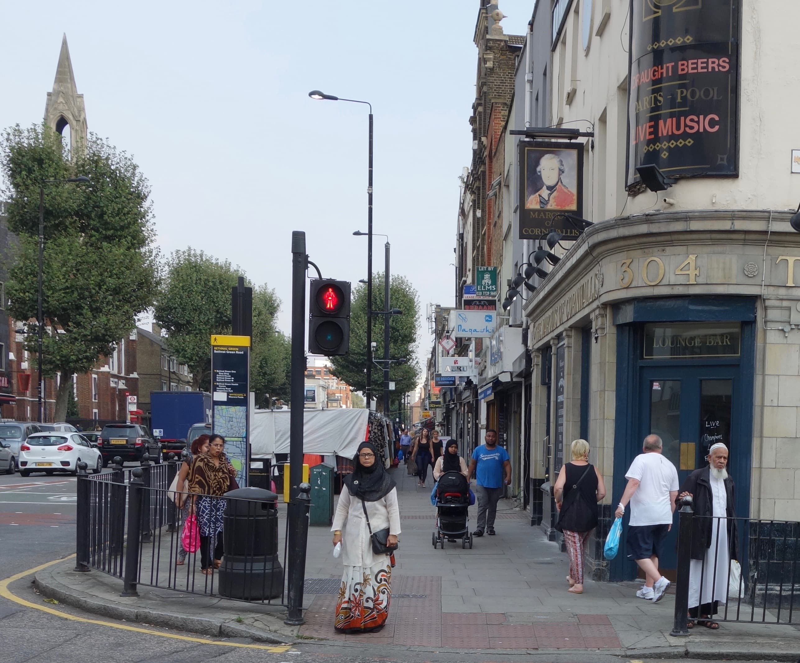East London street scene